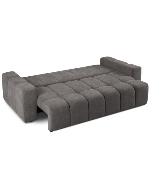 Canapé convertible avec Coffre Orsel 3 Places gris - 244x107x93 cm