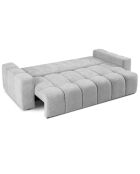 Canapé convertible avec Coffre Orsel 3 Places gris- 244x107x93 cm