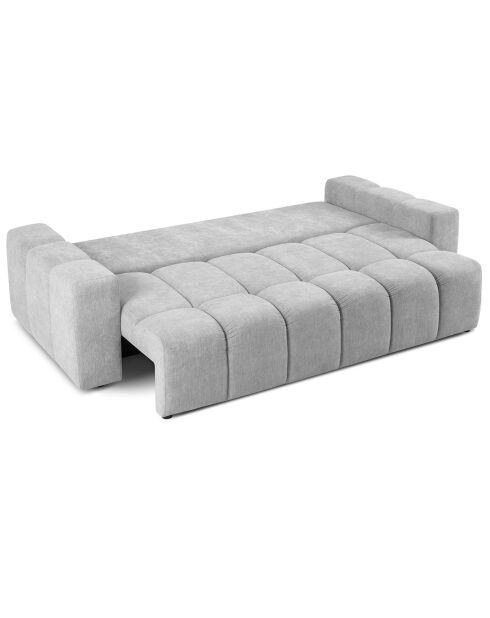 Canapé convertible avec Coffre Orsel 3 Places gris- 244x107x93 cm
