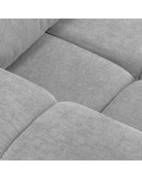 Canapé convertible avec Coffre Orsel 3 Places gris- 244x107x93 cm