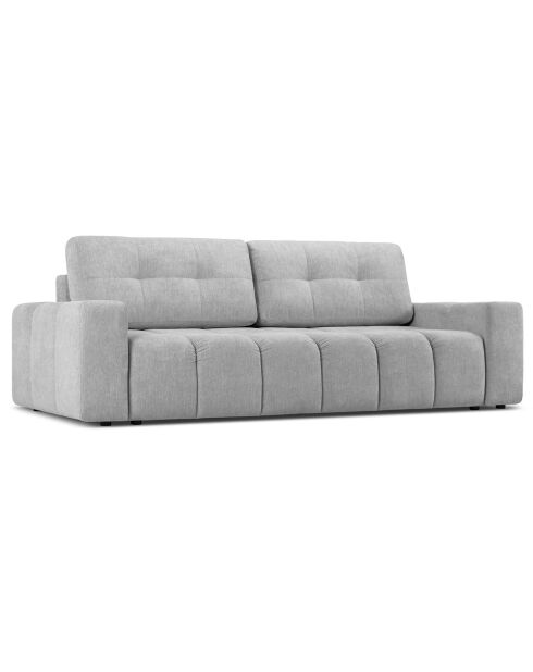 Canapé convertible avec Coffre Orsel 3 Places gris- 244x107x93 cm