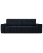 Canapé convertible avec Coffre Orsel 3 Places bleu foncé - 244x107x93 cm