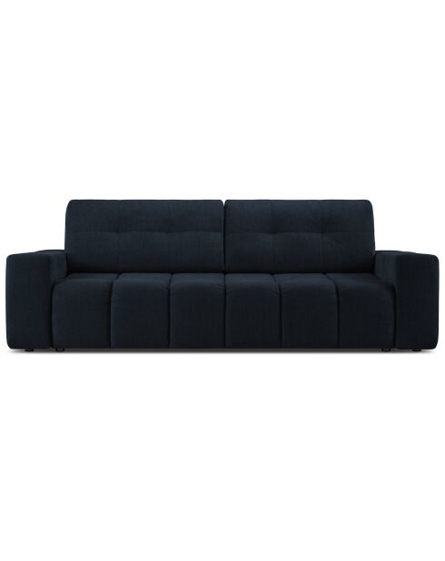Canapé convertible avec Coffre Orsel 3 Places bleu foncé - 244x107x93 cm