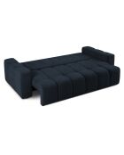 Canapé convertible avec Coffre Orsel 3 Places bleu foncé - 244x107x93 cm