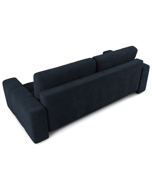 Canapé convertible avec Coffre Orsel 3 Places bleu foncé - 244x107x93 cm