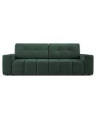 Canapé convertible avec Coffre Orsel 3 Places vert - 244x107x93 cm