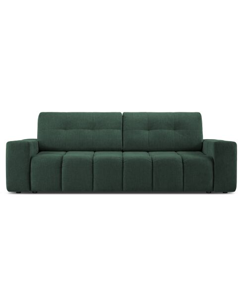 Canapé convertible avec Coffre Orsel 3 Places vert - 244x107x93 cm