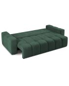 Canapé convertible avec Coffre Orsel 3 Places vert - 244x107x93 cm