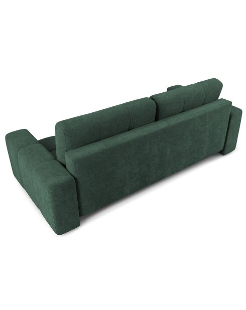 Canapé convertible avec Coffre Orsel 3 Places vert - 244x107x93 cm