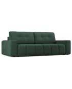 Canapé convertible avec Coffre Orsel 3 Places vert - 244x107x93 cm