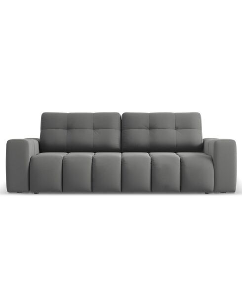 Canapé convertible avec Coffre Orsel 3 Places gris foncé - 244x107x93 cm
