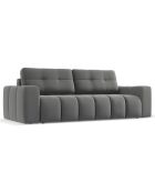 Canapé convertible avec Coffre Orsel 3 Places gris foncé - 244x107x93 cm