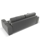 Canapé convertible avec Coffre Orsel 3 Places gris foncé - 244x107x93 cm
