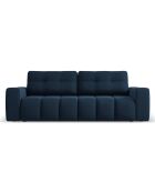 Canapé convertible avec Coffre Orsel 3 Places bleu foncé - 244x107x93 cm