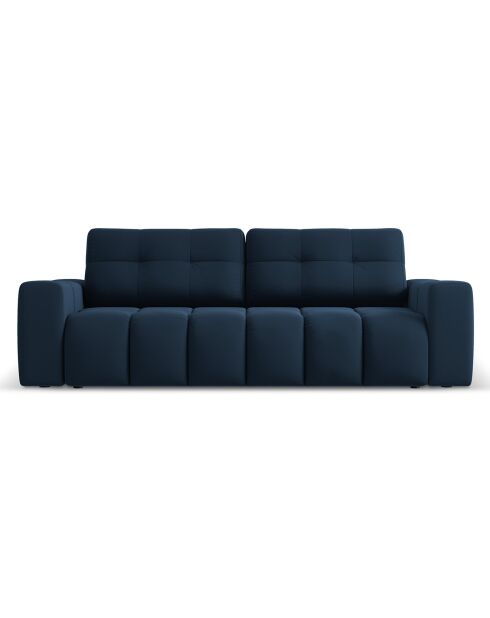 Canapé convertible avec Coffre Orsel 3 Places bleu foncé - 244x107x93 cm