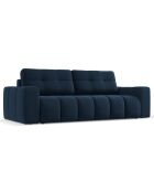 Canapé convertible avec Coffre Orsel 3 Places bleu foncé - 244x107x93 cm