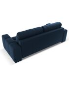 Canapé convertible avec Coffre Orsel 3 Places bleu foncé - 244x107x93 cm