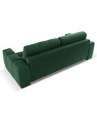 Canapé convertible avec Coffre Orsel 3 Places vert - 244x107x93 cm