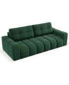 Canapé convertible avec Coffre Orsel 3 Places vert - 244x107x93 cm