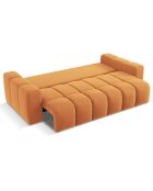 Canapé convertible avec Coffre Orsel 3 Places brique - 244x107x93 cm