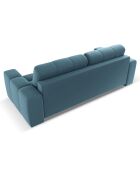 Canapé convertible avec Coffre Orsel 3 Places bleu - 244x107x93 cm