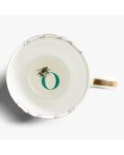 Mug en Porcelaine Alphabet O vert - 400 ml