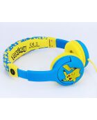 Casque stéréo filaire Pokémon Pikachu multicolore - 17x7x21 cm