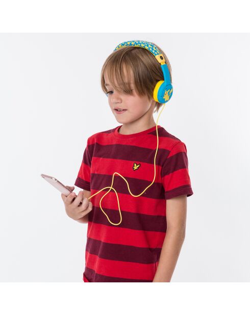 Casque stéréo filaire Pokémon Pikachu multicolore - 17x7x21 cm