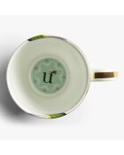 Mug en Porcelaine Alphabet U vert - 400 ml