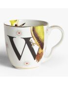 Mug en Porcelaine Alphabet W blanc - 400 ml