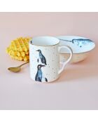 Mug en Porcelaine Pingouin Carniva blanc - 280 ml
