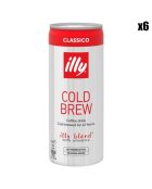 6 Canettes Illy Cold Brew Classico - 6x250 ml
