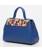 Borsa in pelle Amalia blu - 24x17x10 cm
