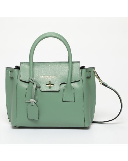 Green Jeny Lederhandtasche - 25x19x7 cm