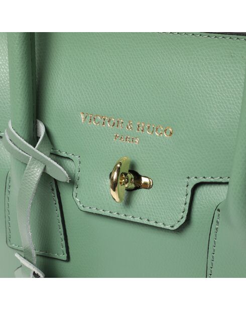 Green Jeny Lederhandtasche - 25x19x7 cm