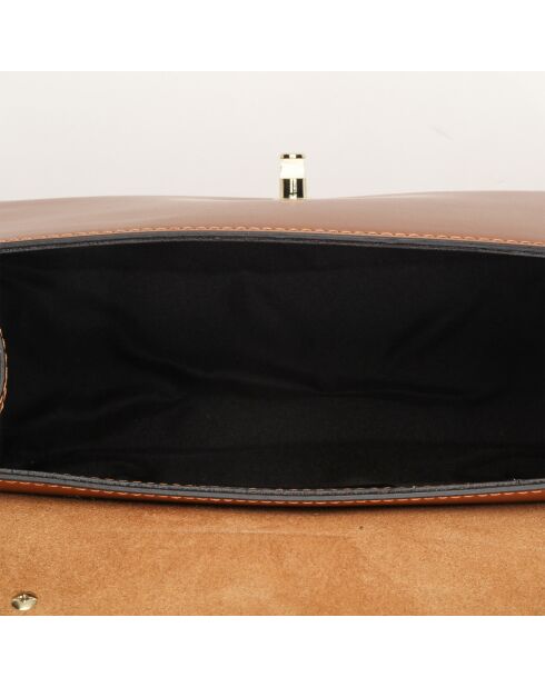 Shak Handtasche aus Kamelleder - 23,5x20x10 cm