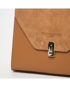 Shak Handtasche aus Kamelleder - 23,5x20x10 cm