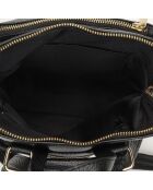 Sac à dos en Cuir Mélania noir - 27.5x24.5x9 cm