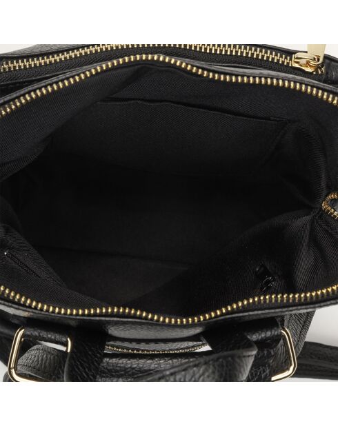 Sac à dos en Cuir Mélania noir - 27.5x24.5x9 cm