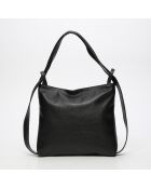 Sac à main en Cuir Teva noir - 40x36x9 cm