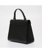 Borsa a mano in pelle nera Winy - 29x22x11,5 cm