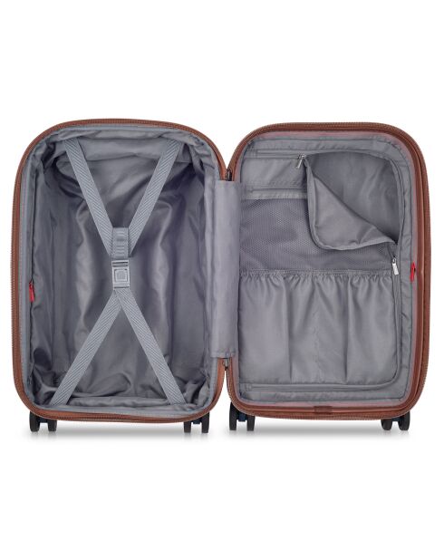 Valise Cabine extensible 4 roues doubles St Tropez 55 cm bleu foncé