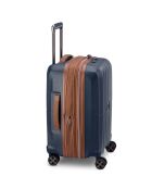 Valise Cabine extensible 4 roues doubles St Tropez 55 cm bleu foncé