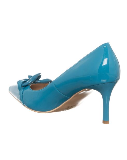 Escarpins Bosy bleu canard - Talon 7 cm