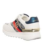 Sneakers Ossy blanc/rouge/bleu marine