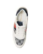 Sneakers Ossy blanc/rouge/bleu marine