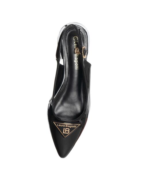 Slingbacks Eliz noires
