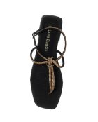 Sandales Rolia noir/doré