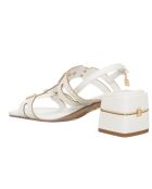 Sandales Neli blanches - Talon 6 cm