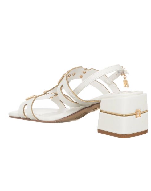 Sandales Neli blanches - Talon 6 cm